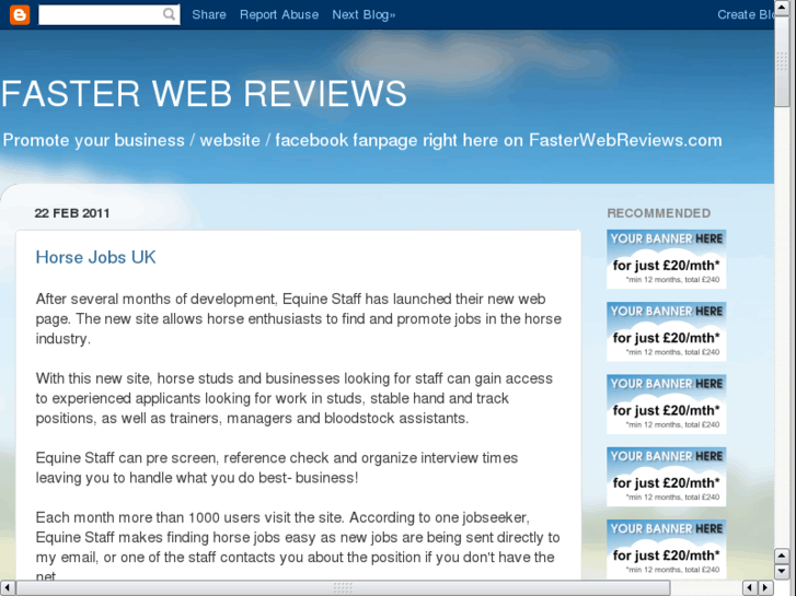 www.fasterwebreviews.com