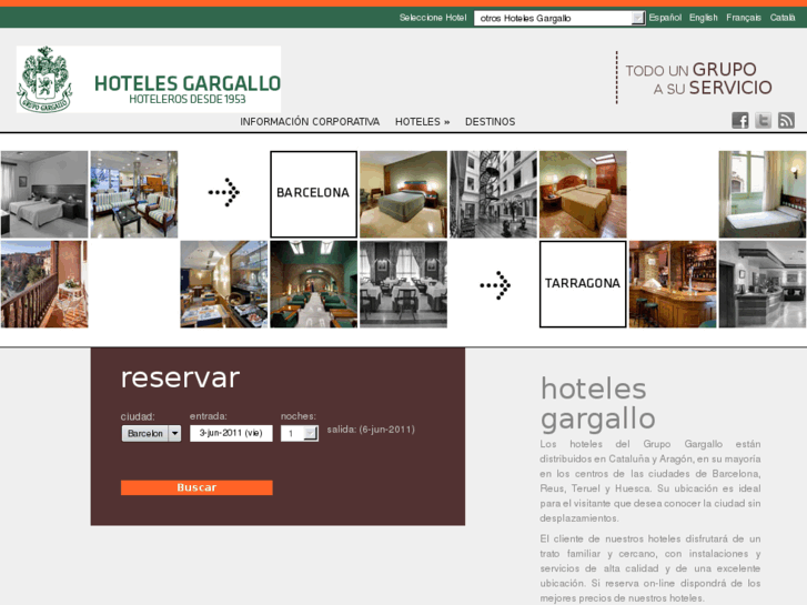 www.gargallo-hotels.com