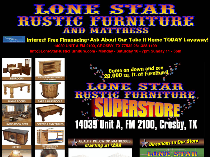 www.lonestarrusticfurniture.com