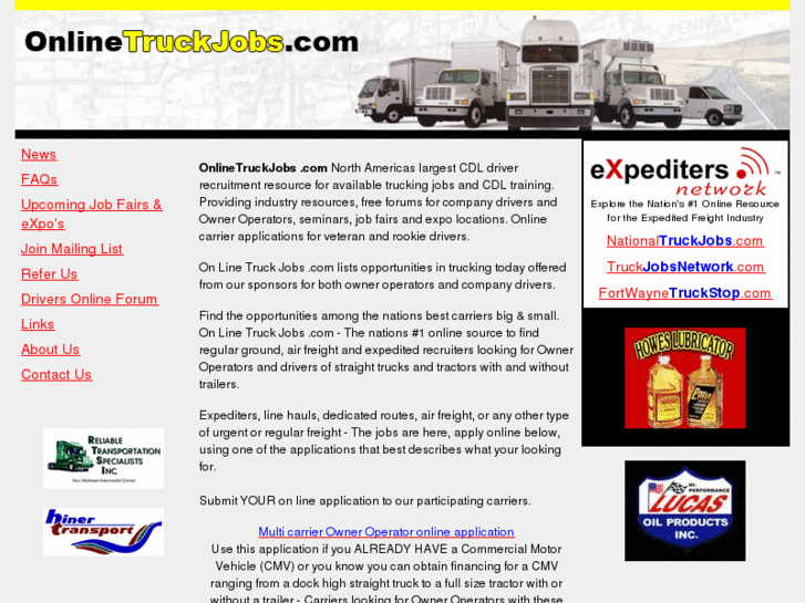 www.onlinetruckjobs.com