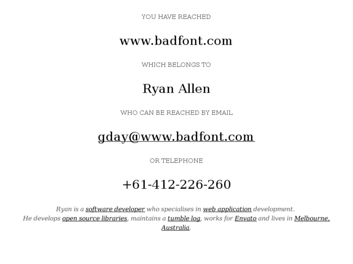 www.badfont.com