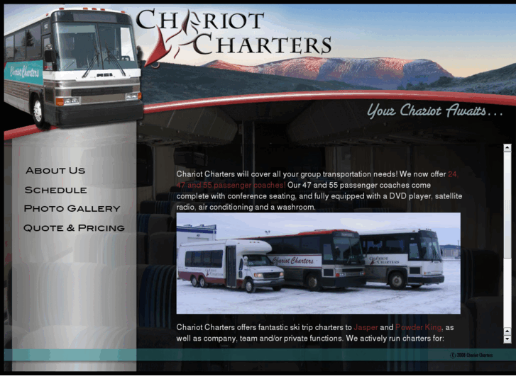 www.chariotcharters.com