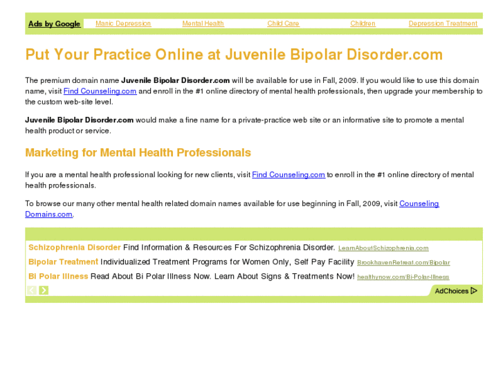 www.juvenilebipolardisorder.com