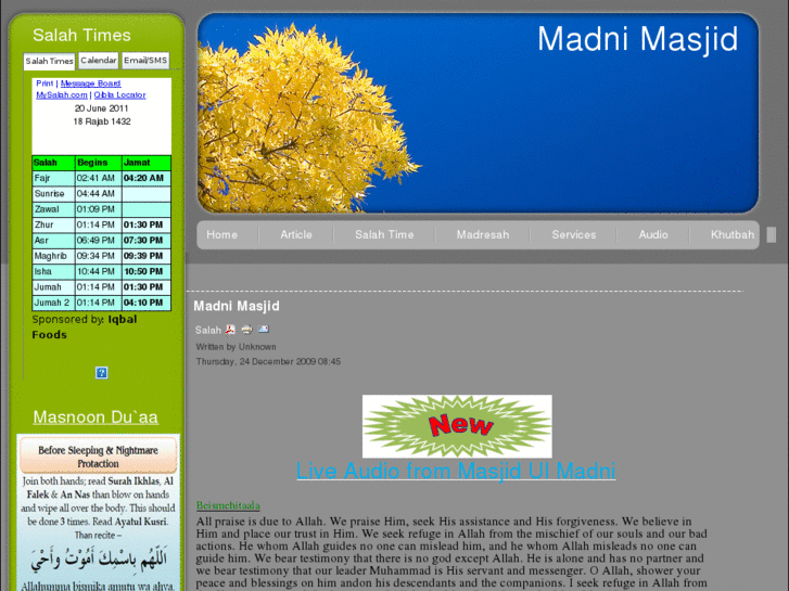 www.madnimasjid.com