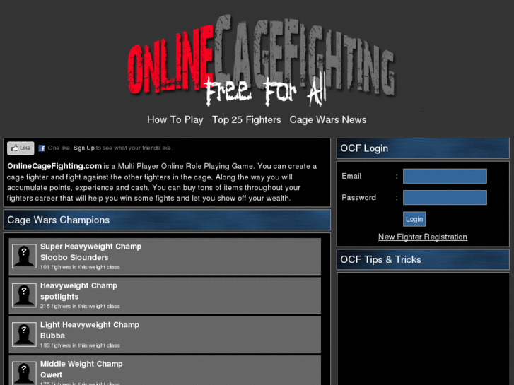 www.onlinecagefighting.com