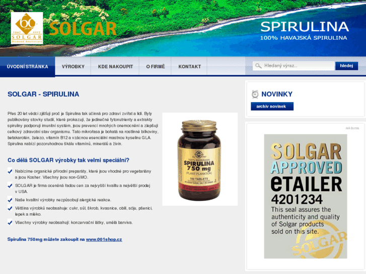 www.spirulina.cz