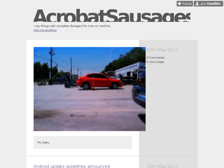 www.acrobatsausages.com