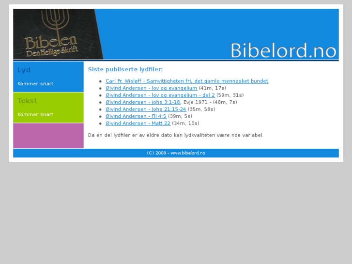 www.bibelord.no