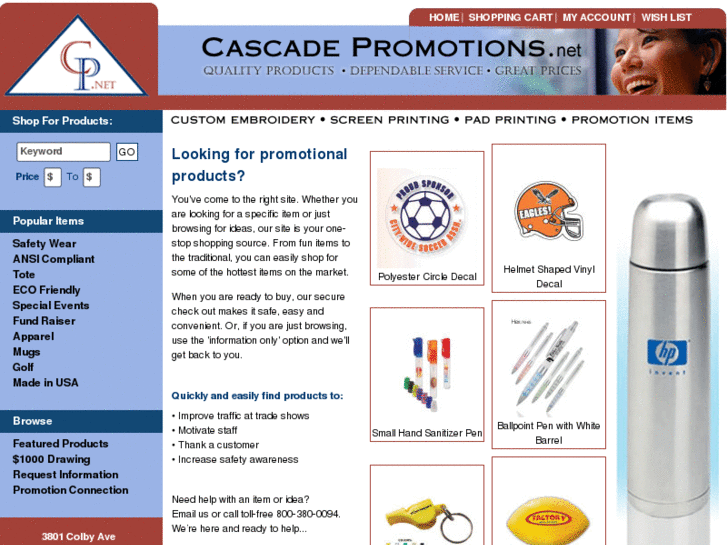 www.cascadepromotions.net