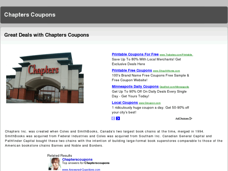 www.chapterscoupons.com