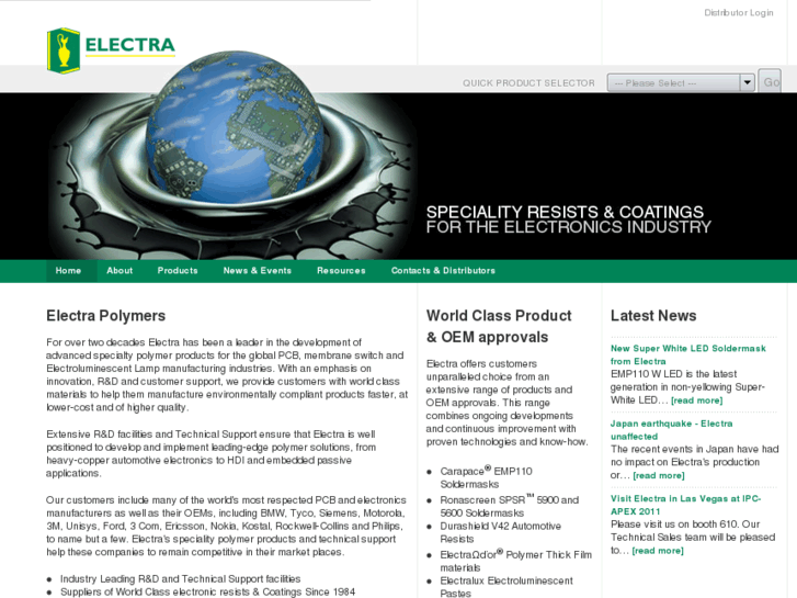 www.electrapolymers.com