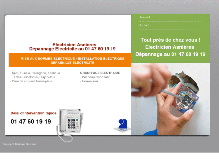 www.electricienasnieres.com