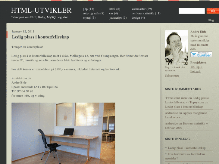www.htmlutvikler.no