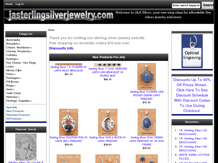 www.jasterlingsilverjewelry.com