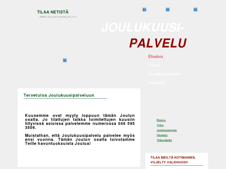 www.joulukuusipalvelu.com