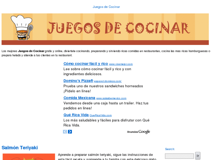 www.juegoscocinar10.com