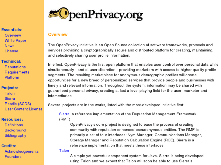 www.openprivacy.net