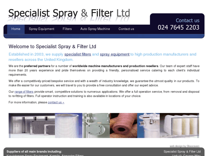 www.specialistsprayandfilter.com