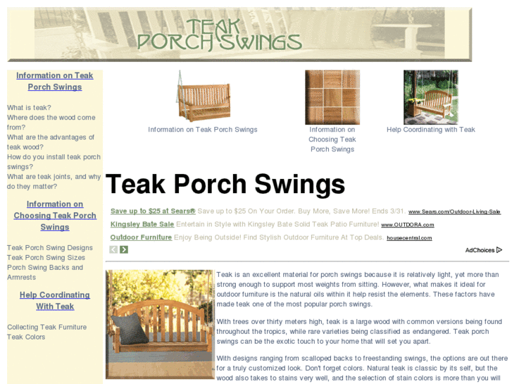 www.teakporchswings.com