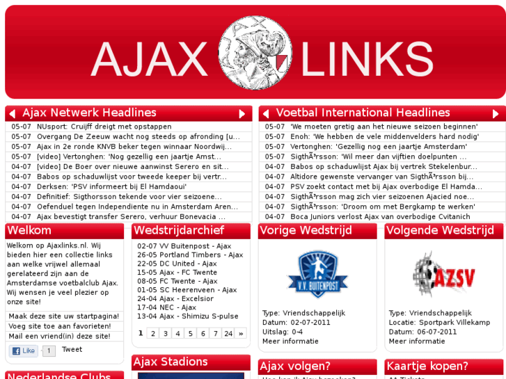 www.ajaxlinks.nl