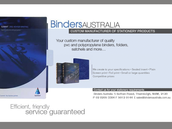 www.bindersaustralia.com.au