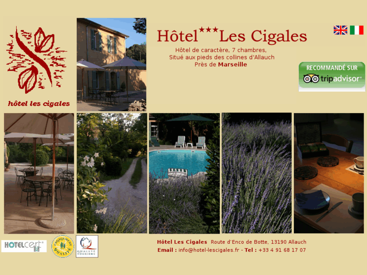 www.hotel-lescigales.fr