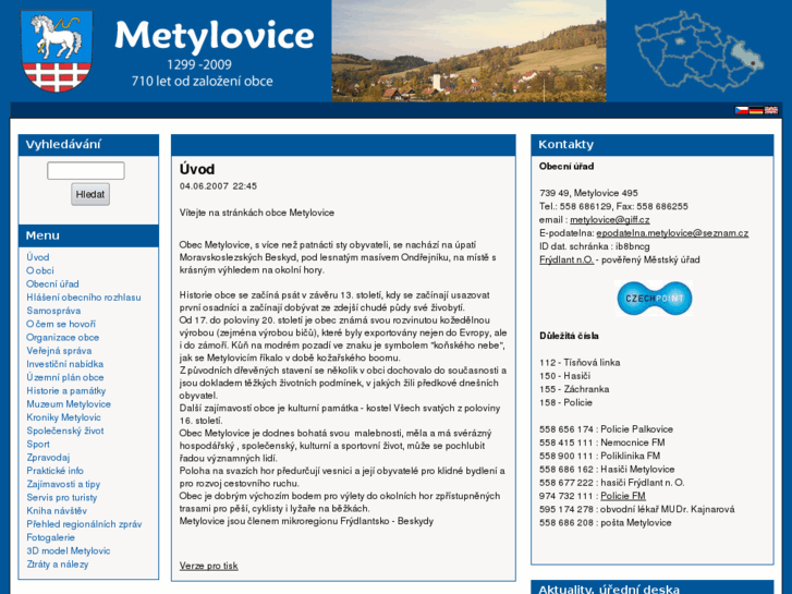 www.metylovice.cz