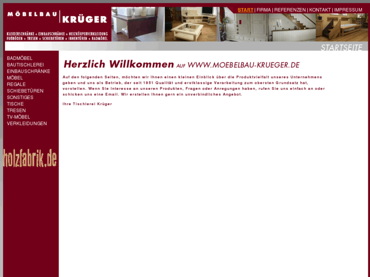 www.moebelbau-krueger.de