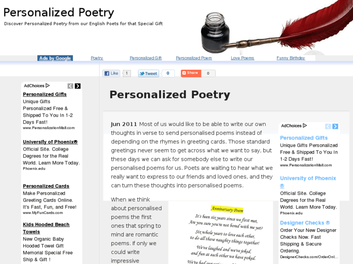 www.personalizedpoetry.net