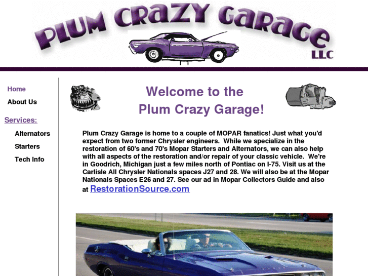 www.plumcrazygarage.com