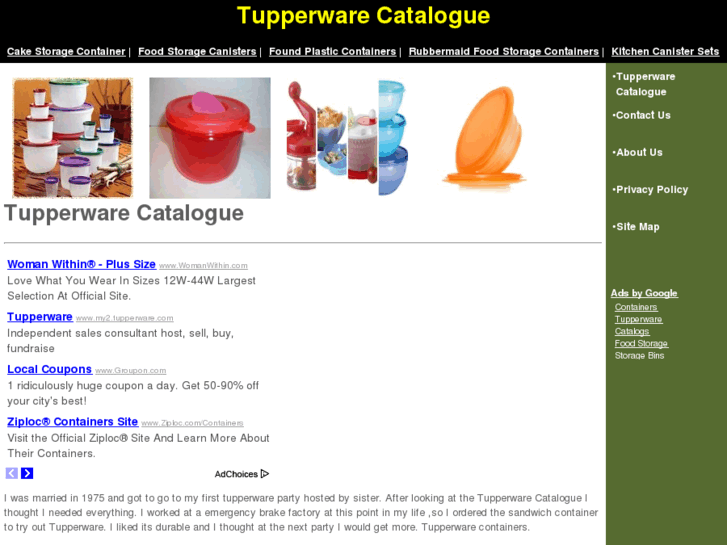 www.tupperwarecatalogue.com