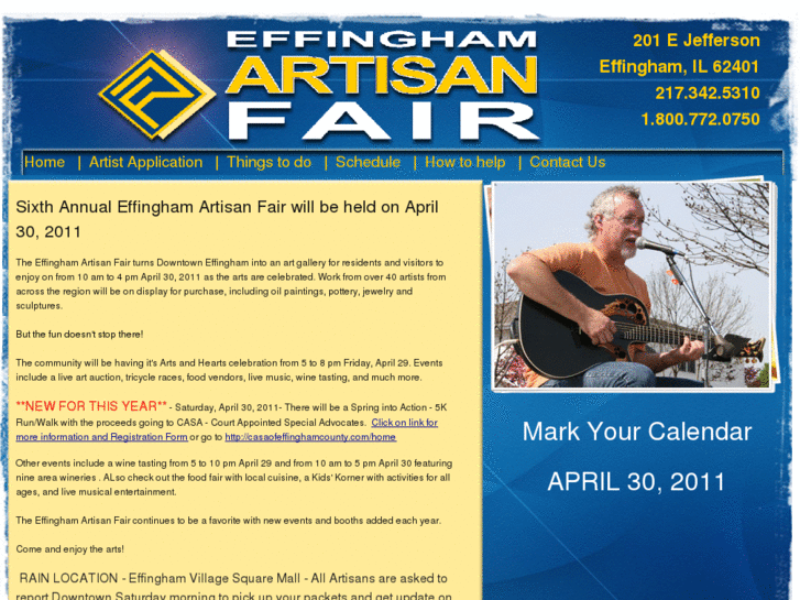 www.effinghamartisanfair.com