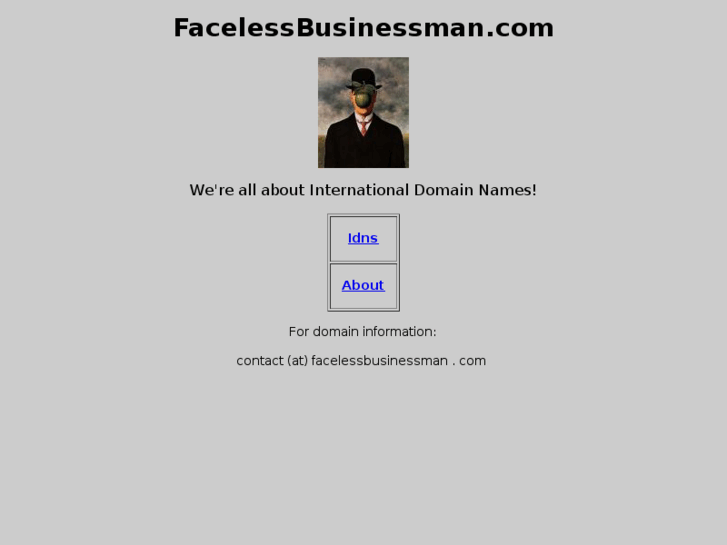 www.facelessbusinessman.com