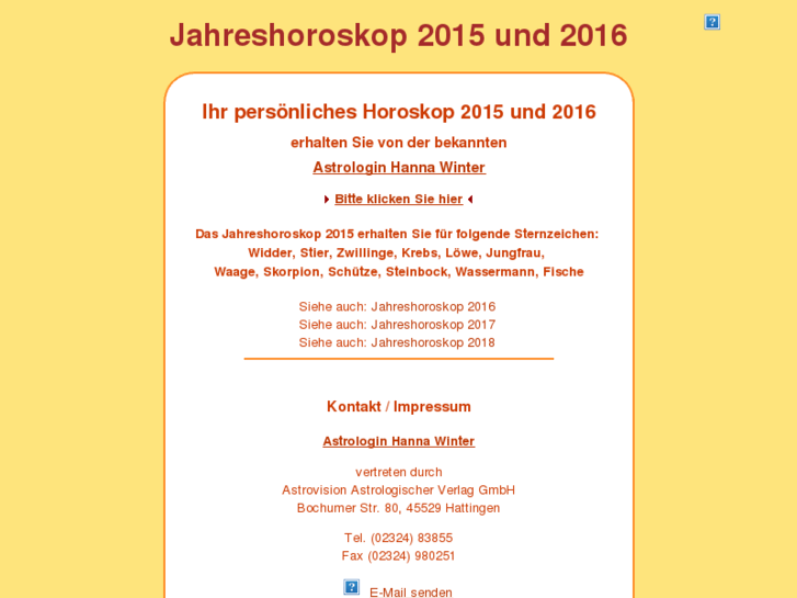 www.jahreshoroskop-2015.de