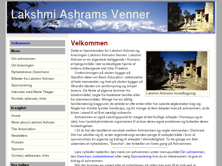 www.lakshmiashram.dk