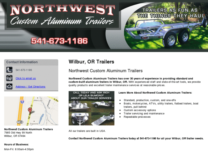 www.northwestcustomaluminumtrailers.com