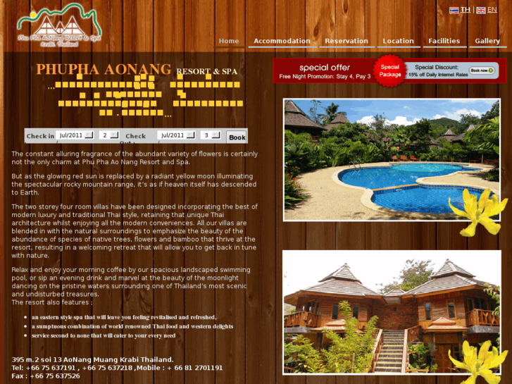 www.phuphaaonangresort.com