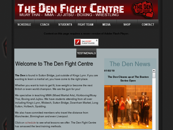 www.thedenfightcentre.com