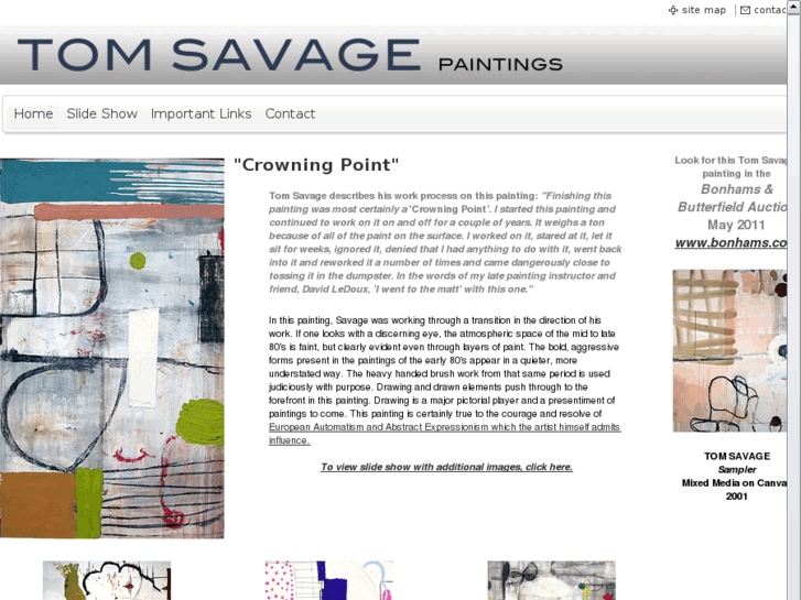 www.tomsavagepaintings.com