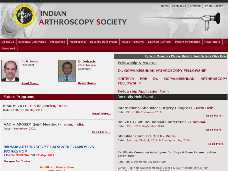 www.indianarthroscopy.co.in