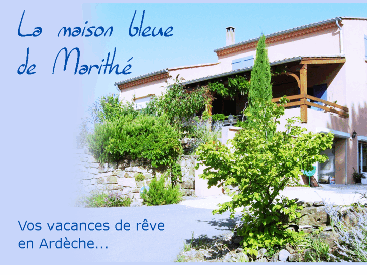 www.lamaisonbleue-marithe.com