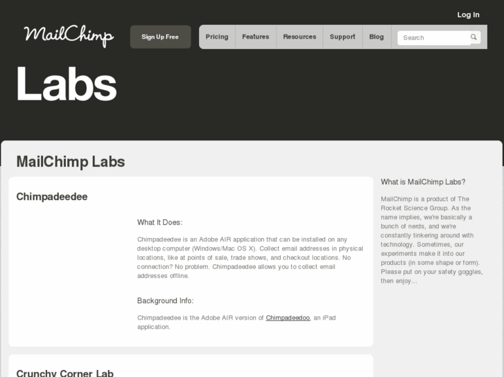 www.mailchimplabs.com