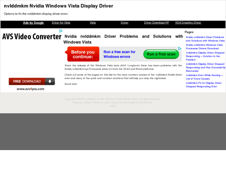 www.nvlddmkmdisplaydriverfix.com