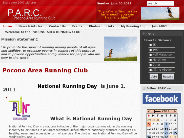 www.poconoarearunningclub.com