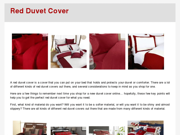 www.redduvetcovers.com