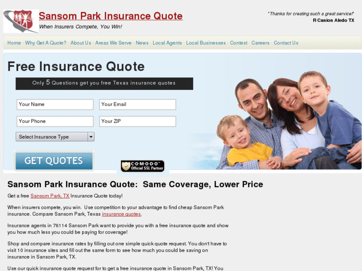 www.sansomparkinsurancequote.com