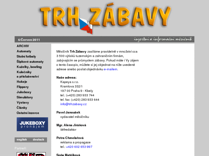 www.trhzabavy.cz