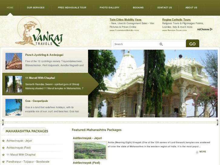 www.vanrajtravels.com