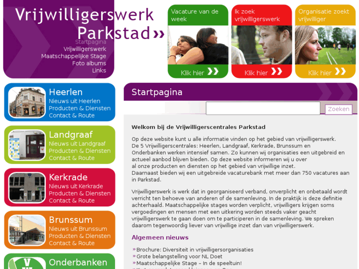 www.vrijwilligerswerkparkstad.nl