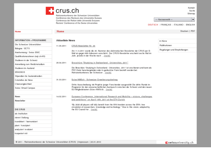 www.crus.ch